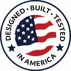 Designed Built Tested in America logo